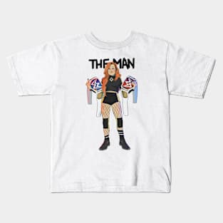 The Man - Becky Lynch Kids T-Shirt